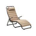 Adjustable Outdoor Reclining Lounge Chair with Cushioned Support